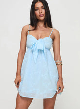 Granno Mini Dress Light Blue Petite